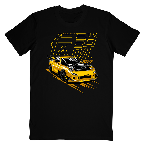 Yellow Legends RX7 Tee