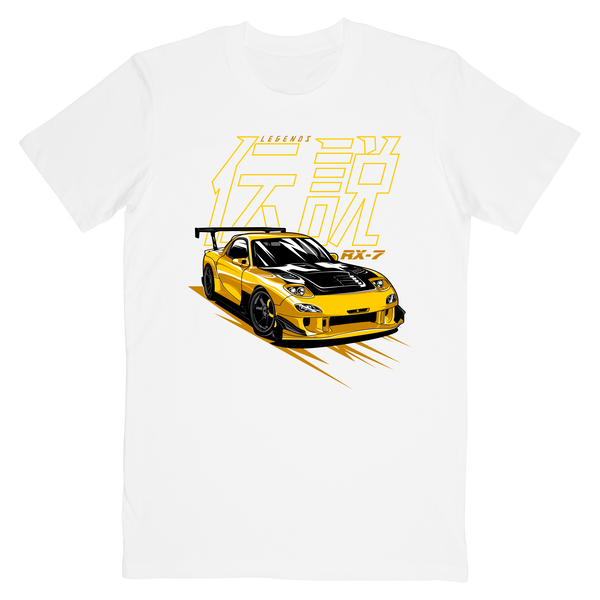 Yellow Legends RX7 Tee