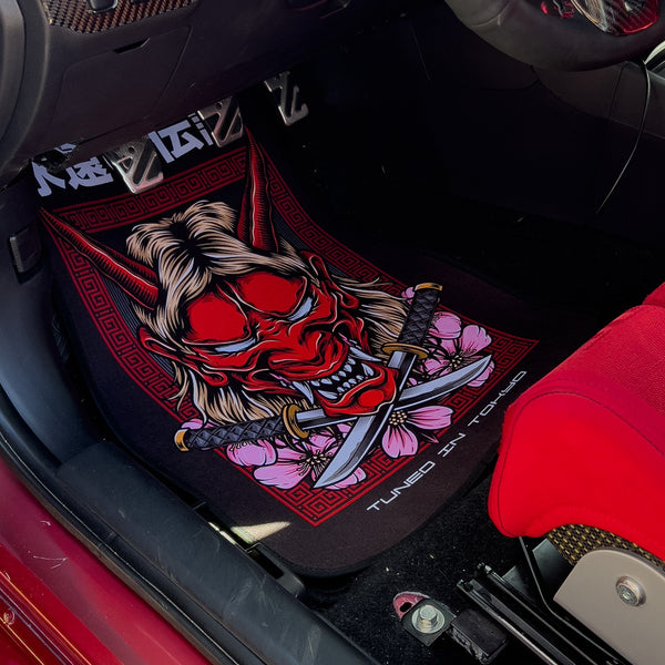 Japanese Dragon Car Floor Mat Cute Car Accessories for Teens